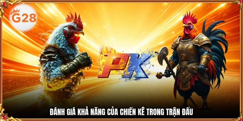 Đánh giá khả năng của chiến kê trong trận đấu