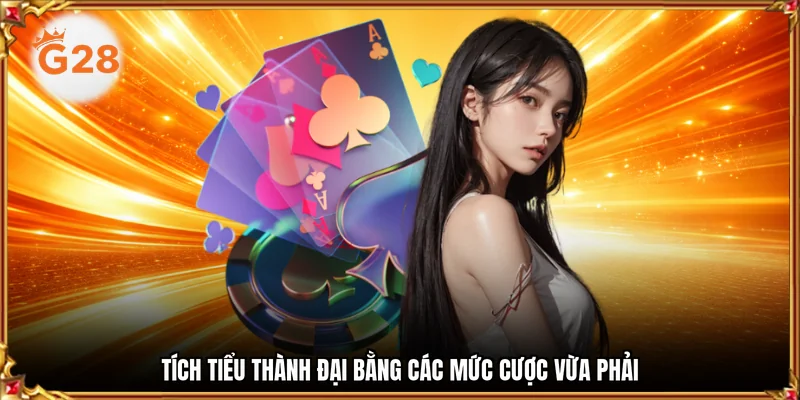 Tích tiểu thành đại bằng các mức cược vừa phải